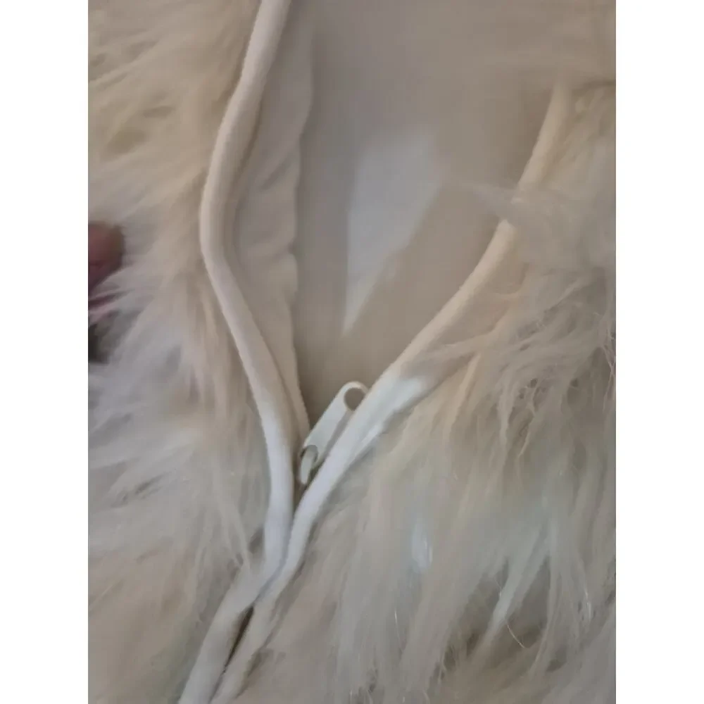 💥 Pottery Barn Teen Sleeping Bag Hooded Faux Fur Supremely Soft Zip Front